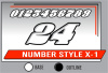 PRINTED NUMBER SET X-1